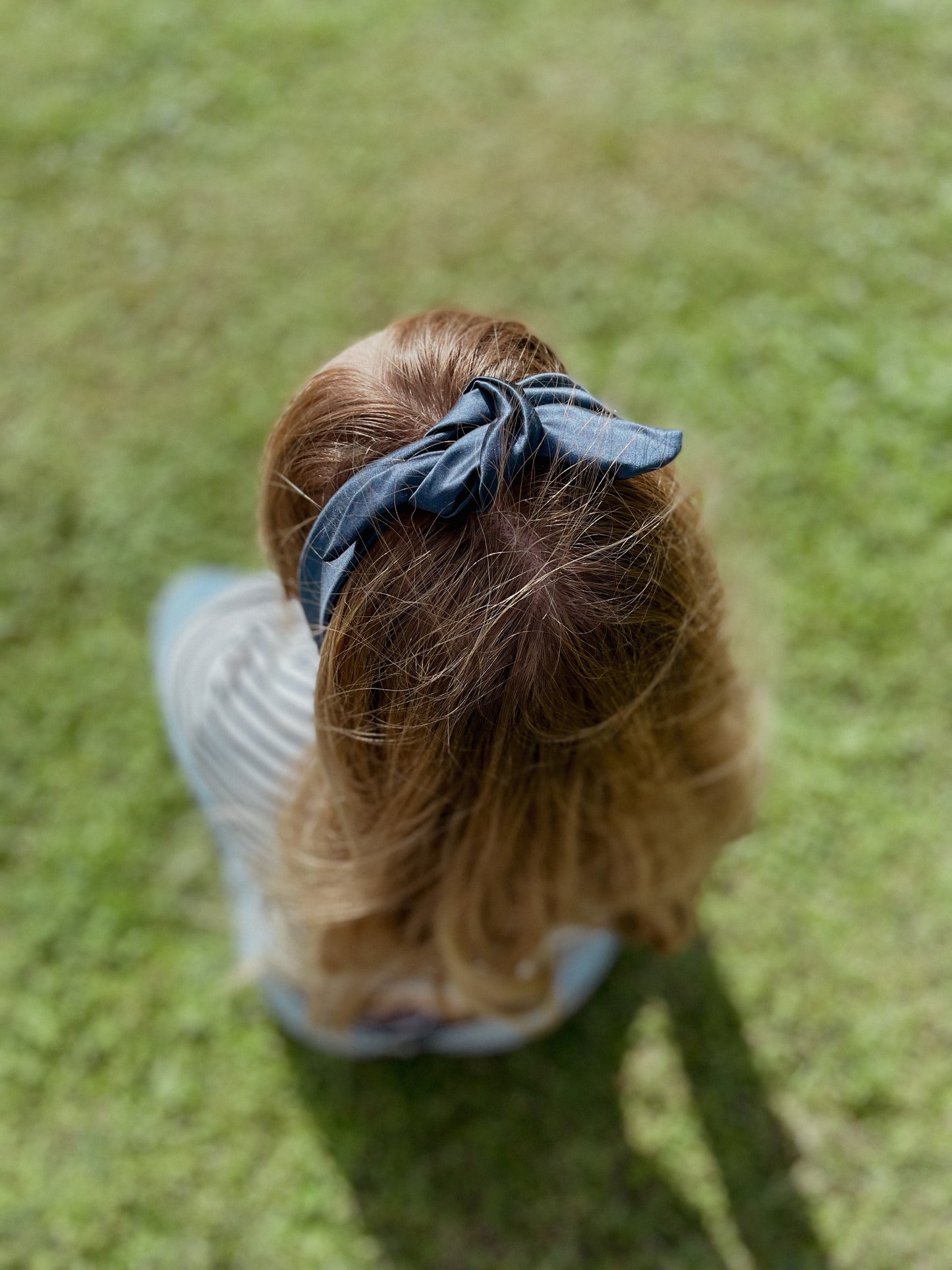 Silk scarf headband