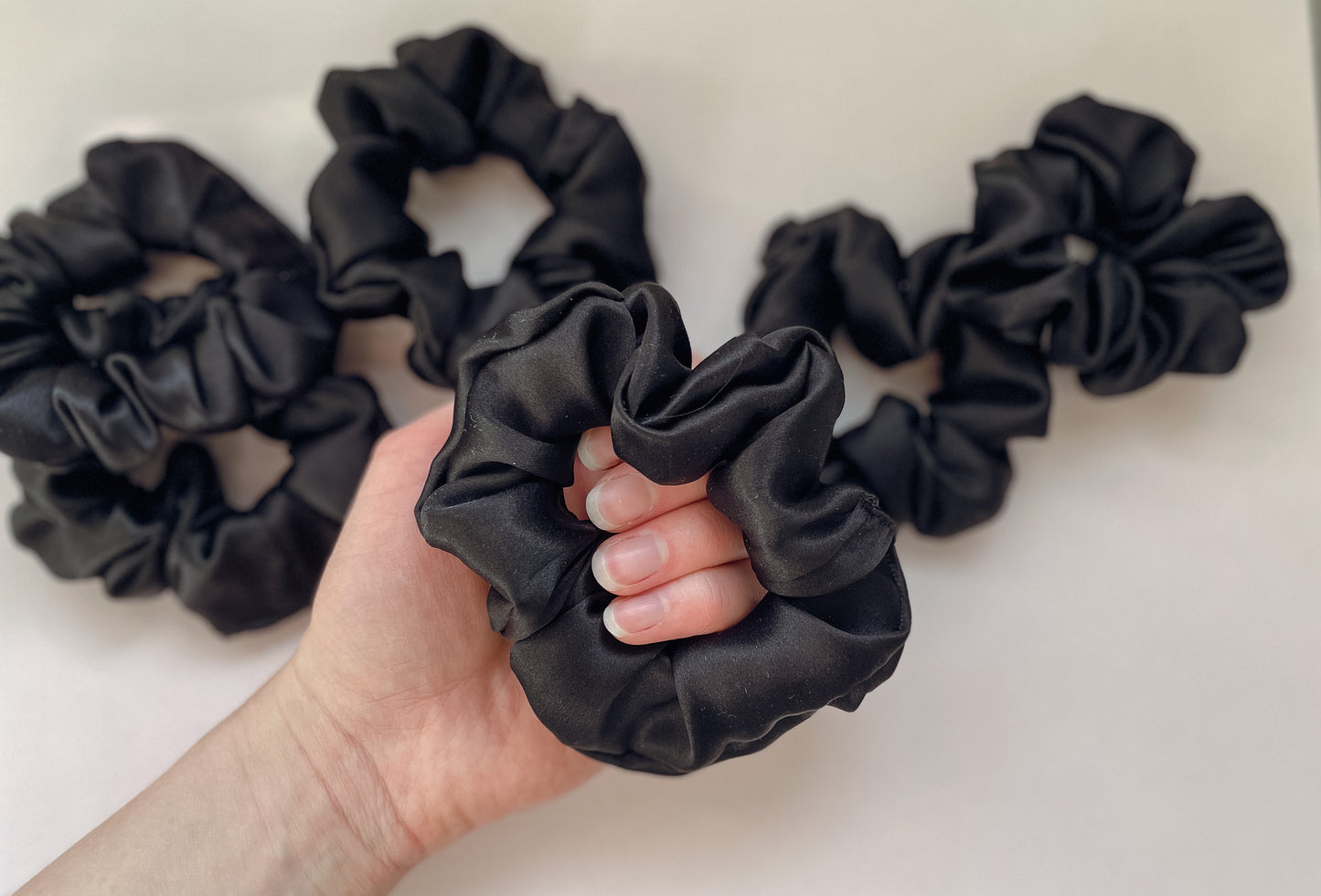 Silk scrunchie