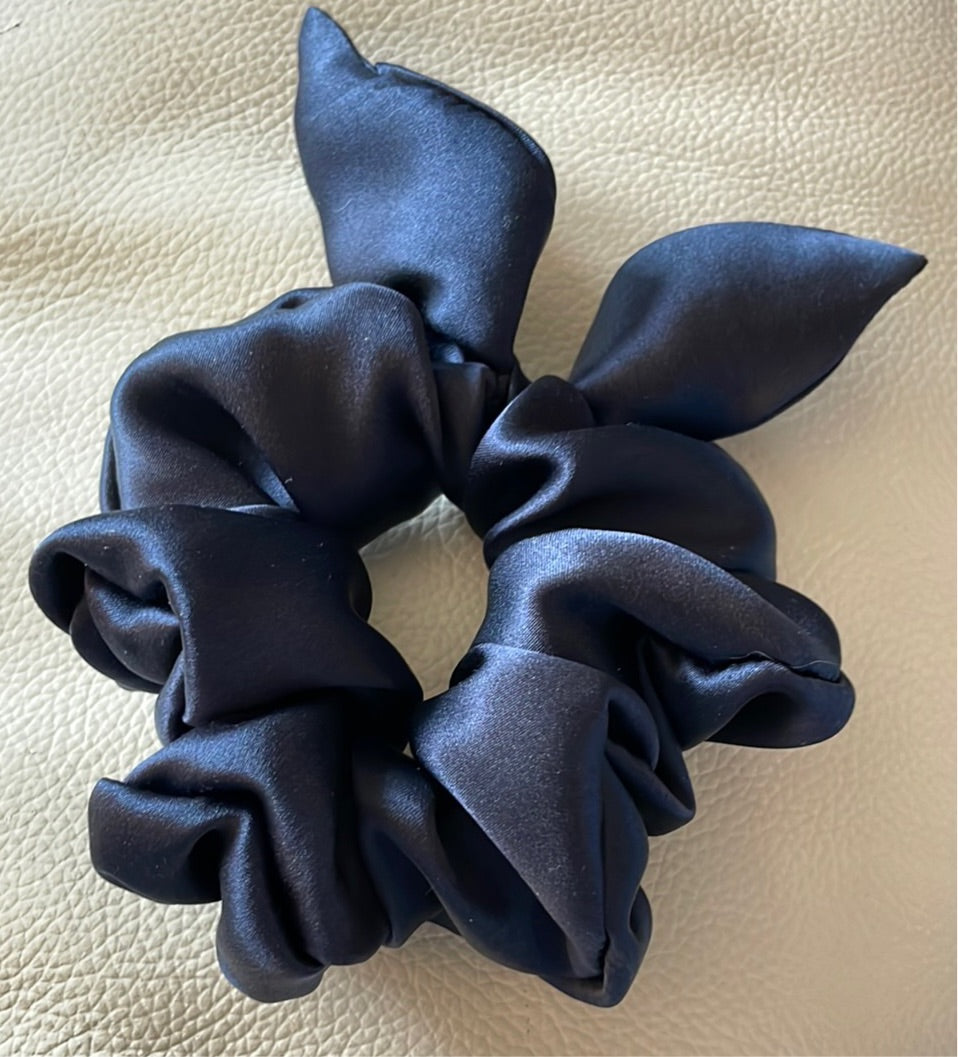 Bunny silk scrunchie